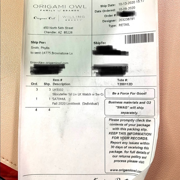 Origami Owl Signature Silver Locket WATCH Crystals Black Croc Leather Stainless - Picture 13 of 13